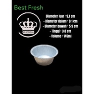 Aluminum foil tray RX 145 macaroni schotel cup/ cake muffin ALUMINIUM TRAY RX-145 BEST FRESH 145 ML