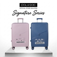 Giordano By Poly Pac 20" 24" 28" Matte Style Unbreakable PP Expandable Travel Luggage - GA2552