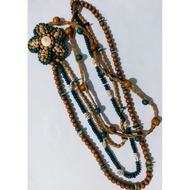 2hand wooden rope necklace
