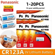 1-20Pcs Original Panasonic CR123A Lithium 3V Arlo Camera Battery CR123A CR17345 DL123A EL123A 123A