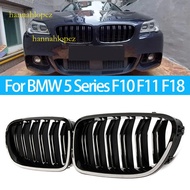 กระจังหน้ารถยนต์ตะแกรงแข่งสีดำเงาสำหรับ5ชุด F10 F11 F18 520 523 525 530D 520D 540I Hannahlopez199110