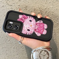 Casing hp For OPPO A57 2022 A77 A2022 A57s A57e A77s Case Cat Gem Crystal Softcase Kesing Premium Ma