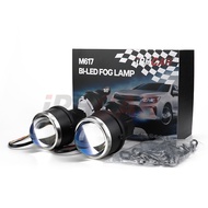 Brand New IPHCAR M617 Tricolor Bi Led Fog Lamp 3000K+4300K+5500K 3 Color Fog Light Universal for Car