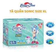Enterone Diaper Pants size XL 50 Pieces 1 Bag For Babies From 12kg To 17kg