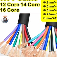 RVV Cable 12Core 14Core 16Core Cable Conductor Powe Cable 0.12square 0.2square 0.3square 0.5square 0