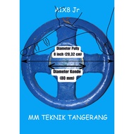Pully A1 x 8" Iron Spokes Ancuran Poli A1 x 8 inch Pulley Cast iron Anc 8 inch A1x8" A1x8 A 1x8" 1x8
