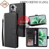 Flip case for OPPO RENO 11 (5G) premium Synthetic leather Wallet case Flip leather case premium