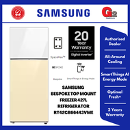 Samsung Bespoke Top Mount Freezer 2 Doors Refrigerator 427L RT42CB664412ME (READY STOCK)-SAMSUNG WARRANTY MALAYSIA