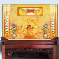 12+ 3D altar room wall paintings - Ancestor altar decoration, decal material, high quality canvas