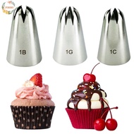PEWANYMX Cake Nozzles Fondant Pastry Tools Drawing Lines Cream #1B#1C#1E#1G Cake Decorating