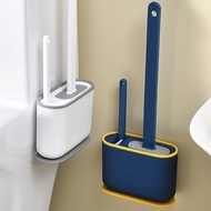 SW1 Silicone Toilet Brush Toilet Brush Bathroom Cleaning Tool Toilet Brush 2in1 Handle With Containe