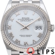 勞力士 Datejust 36 男士腕錶 Jubilee Datejust 36 126234 附錶盒、保固卡 K18WG/SS 男士腕錶 白色拋光 成色極佳 [二手]