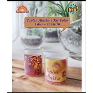 Alaska Jar 1KgPOLOS / Plain cake jar Alaska plastic jar