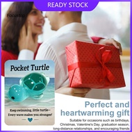 FOCUS Warm Gift for Long Distance Relationships Meaningful Gift for Friends Pocket Hug Turtle Emotio