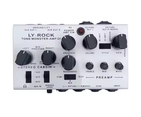 LYR PEDALS ly rock,Guitar audio workstation pedal，Electric guitar audio workstation，Professional eff