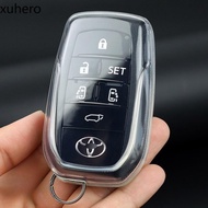 TPU Car Remote Key Case Protector Cover, Fit for Toyota Alphard Vellfire Keyless Auto Accessories