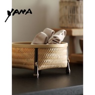 Z YANA YANA Clothing Co., Ltd. YANA YANA High-End Handmade Bamboo Woven Cosmetic Storage Rack Deskto