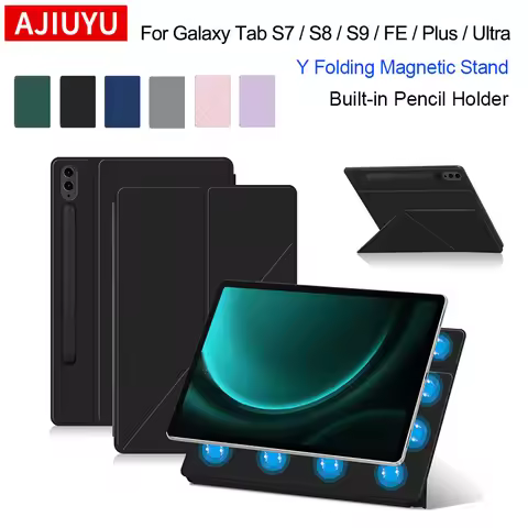Magnetic Case For Samsung Galaxy Tab S9 FE 10.9 S7 S8 S9 11 Inch S7 FE S8 Plus S9 FE+ 12.4" S8 S9 Ul