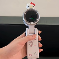 portable fan kipas angin mini goojodoq fan ☼Handheld Fan Makeup Blowing Face Cool Feeling Baby Blowi