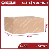 15x8x6 Combo 100 hộp carton Boxes đóng gói hàng giá tại xưởng