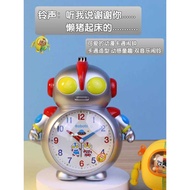 Children Alarm Clock Students Use Cartoon Speaking Mute Bedside Clock Luminous Creative Bedroom Snoo