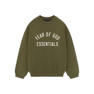Fear of God Essentials Fleece Crewneck Military (FW24)