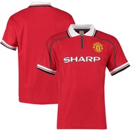 MUN Retro No.7 Football Jersey 1999 1996 1994 Classic Finals Soccer Jersey Loose TShirt Tops Plus Si