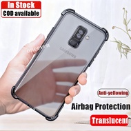 Phone Case for Samsung Galaxy J8 2018 6.0 inch SM-J810F J810G J810Y Soft Silicone Translucent Black 