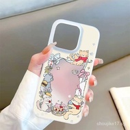 Cat Photo Frame iPhone X 11 12 13 14 15 XR XS XSMAX PROMAX 78PLUS Mobile Phone Protective Case insFrosted Advanced