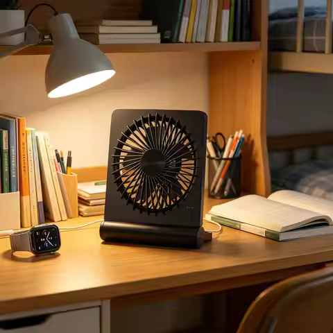 Mini USB Rechargeable Table Fan Portable USB Small Fan Fan For Student Dormitory Computer Summer Gad