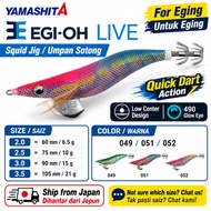 [Japan Import] YAMASHITA Egi-Oh LIVE Blade Sinker Lure [051 Sukesuke Candy] – Sharp Dart Action, Vib