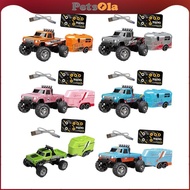 [PETSOLA] 1/64 RC Crawler Car Hobby Grade Simulated Climbing Car for Adults Boys Gifts