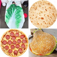 [Praise Rate Super 98% Same Style] Big Cake Nap Blanket Flying Pancake Pizza Burger Blanket Thickene
