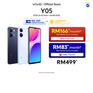 NEW ARRIVAL | vivo Y05 4G | 8*(4+4)GB RAM + 64GB ROM | OriginOS 6.0 | 6500 mAH | 2 nano SIMs + 1 mic