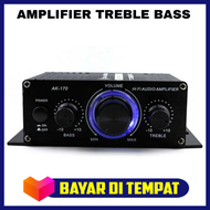 HiFi Mini Stereo Car Amplifier Treble Bass Booster /Amplifier Mini Power Speaker Mobil Toa Karaoke J