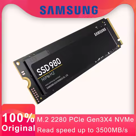 SAMSUNG 980 SSD NVMe 500G 1TB PCIe 3.0 X4 Read 3500MB/S M.2 2280 Disk Drives for Laptop Mini PC Note