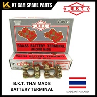 BKT BRASS BATTERY CLAMP / TERMINAL / CAR BATTERY CLAMP POSITIVE &amp; NEGATIVE