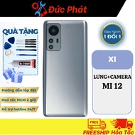 Back + Camera XI MI 12 (Free glue and repair kit)