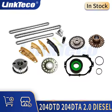 Engine High Low KW Timing Chain & VVT Gear Kit 2.0 L T Diesel 204DTD 204DTA AJ20D4 For JAGUAR LAND R