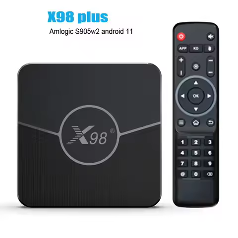 X98 Plus Android 11.0 TV Box 4GB RAM 64GB ROM Amlogic S905W2 Support 4K 2.4G/5G WiFi Media Player Se