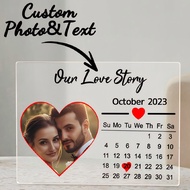 1pc Custom Music Plaque, Personalized Acrylic Plaque, Custom Couple Song Gift, Custom Special Date P