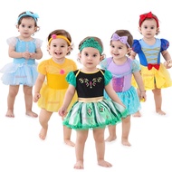 【Fast-selling】 Girls Baby Clothing Newborn Clothes Princess Anna Dress For Baby First 1st Year Birth