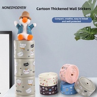 NONEDYODYE9I 2M/Roll Skirting Line, Self Adhesive Thickened Wall Base, DIY Soft Anti-collision Corne
