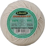 Librett Durables Butchers Twine, Cotton, 370-Feet, Made in America