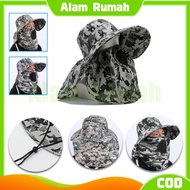 Wide anti-UV folding visor hat / wide anti-UV men's veil visor hat / beach hat UV protection hat