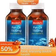 kesihatan ✽Kordel's Fish Oil 1500mg plus vitamin D3 120sx2☞