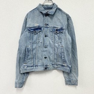 古著GAP 靛藍色牛仔外套，M 碼