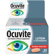 Bausch + Lomb Ocuvite Vitamin & Mineral Supplement Tablets with Lutein, 120