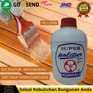 CAT PELITUR PLITUR KAYU KENDALI CAT KAYU PLITUR POLITUR PINTU JENDELA-Hosebuild