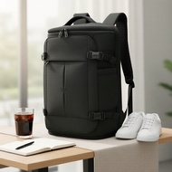 Durable 28L Oxford Laptop Backpack Carry-On Business Travel Bag for Daily Use Beg Laptop Oxford 28L 